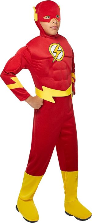 Rubie's DC Comics Deluxe Muscle Chest The Flash Child's Costume